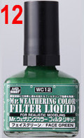 Filter Liquid Green (WC12) [Mr. Weathering Color Paint]