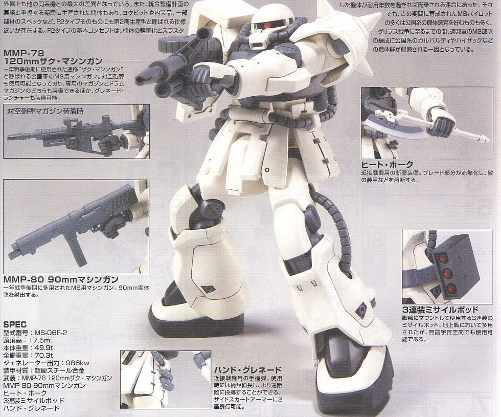 107 Zaku Ii F2 E F S F Ver Hguc Hobbyholics 107 Zaku Ii F2 E F S F Ver Hguc Hobbyholics