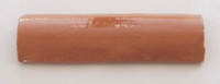 Mexican hand painted solid terracotta clay tile trim in 1x4 bead.Due to the nature of this product, they may be irregular in shape, size, dimension, texture, and color.Minor chipping and crazing are inherent in this product.