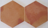 Hexagon Saltillo Stained Antique Birch