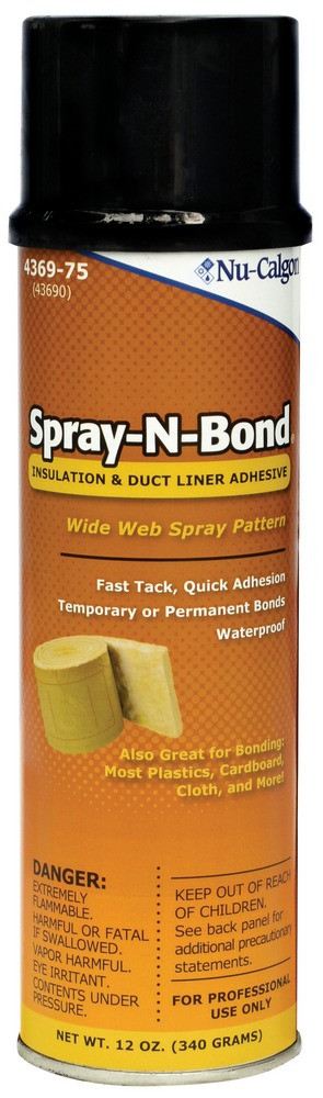 Nu-Calgon 4369-75 Spray-N-Bond Adhesive-12oz Aerosol