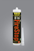 Boss 816 Red Intumescent Firestop Sealant 10.3 oz cartridge