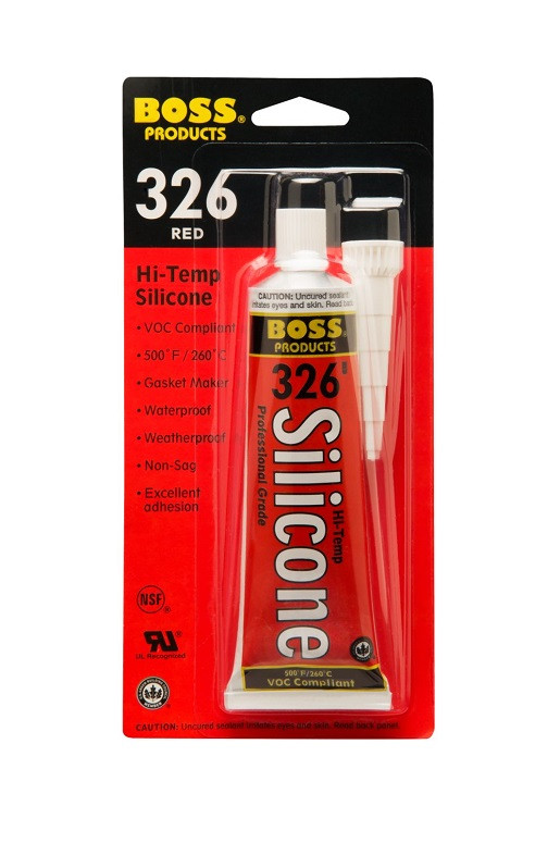 High Temp Sealant >> Boss 326 Food Grade High Temp Red Silicone Sealant 3 Oz Tube Nsf Fda Approved High Temp Sealant >> Boss 326 Food Grade High Temp Red Silicone Sealant 3 Oz Tube Nsf Fda Approved