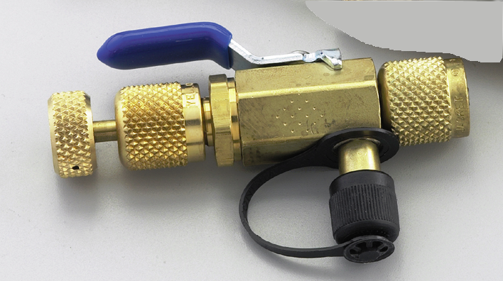 1/4” with Side Port Yellow Jacket 18975 4 in 1 Ball Valve Tool 