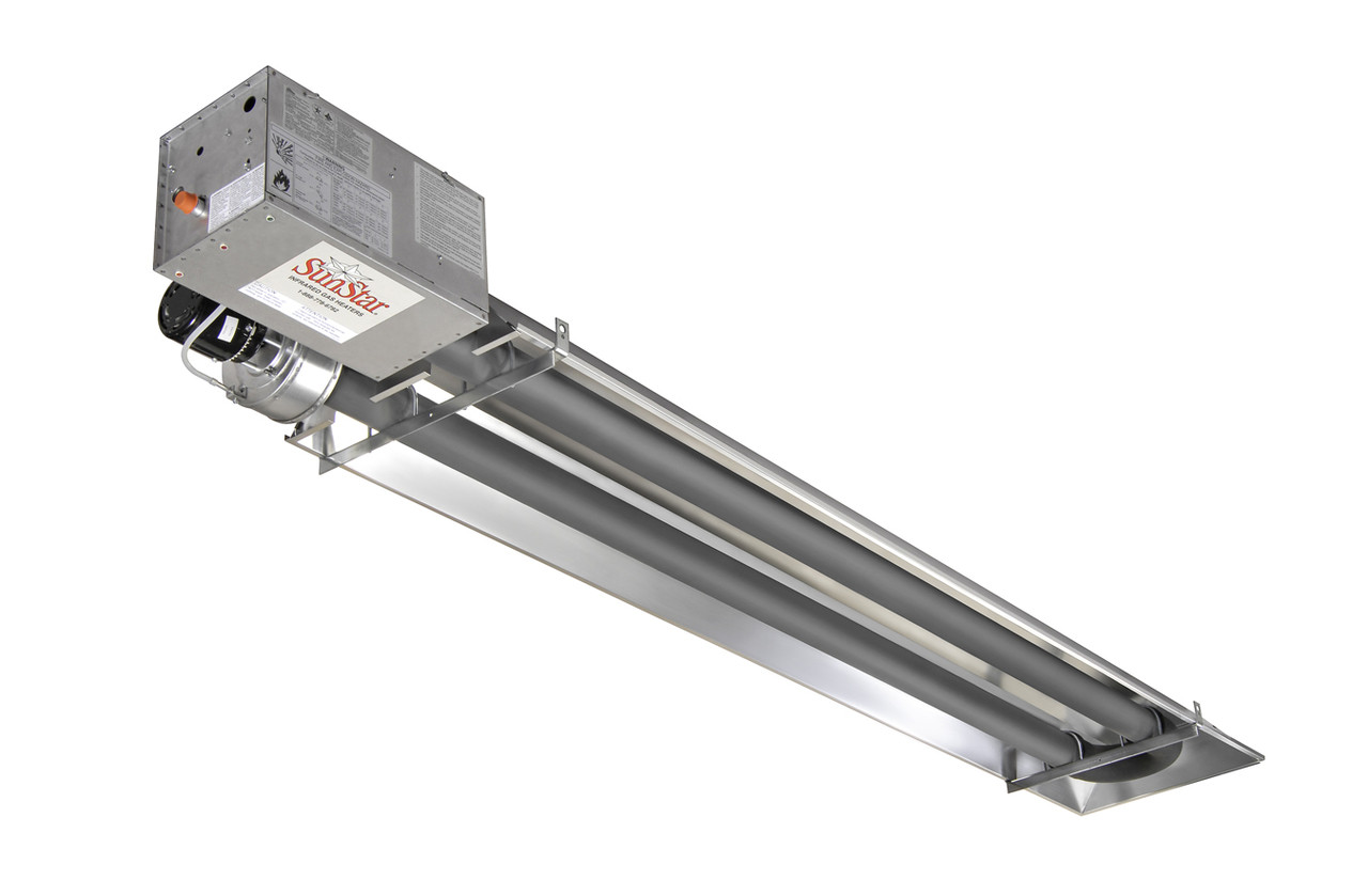 Sunstar 45K LP Propane Radiant Infrared Tube Garage Heater Climatedoctors