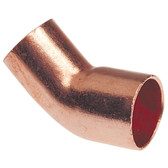 W03044 1 1/8 OD ACR Copper Fitting 45Ã‚Â° Elbow CxC