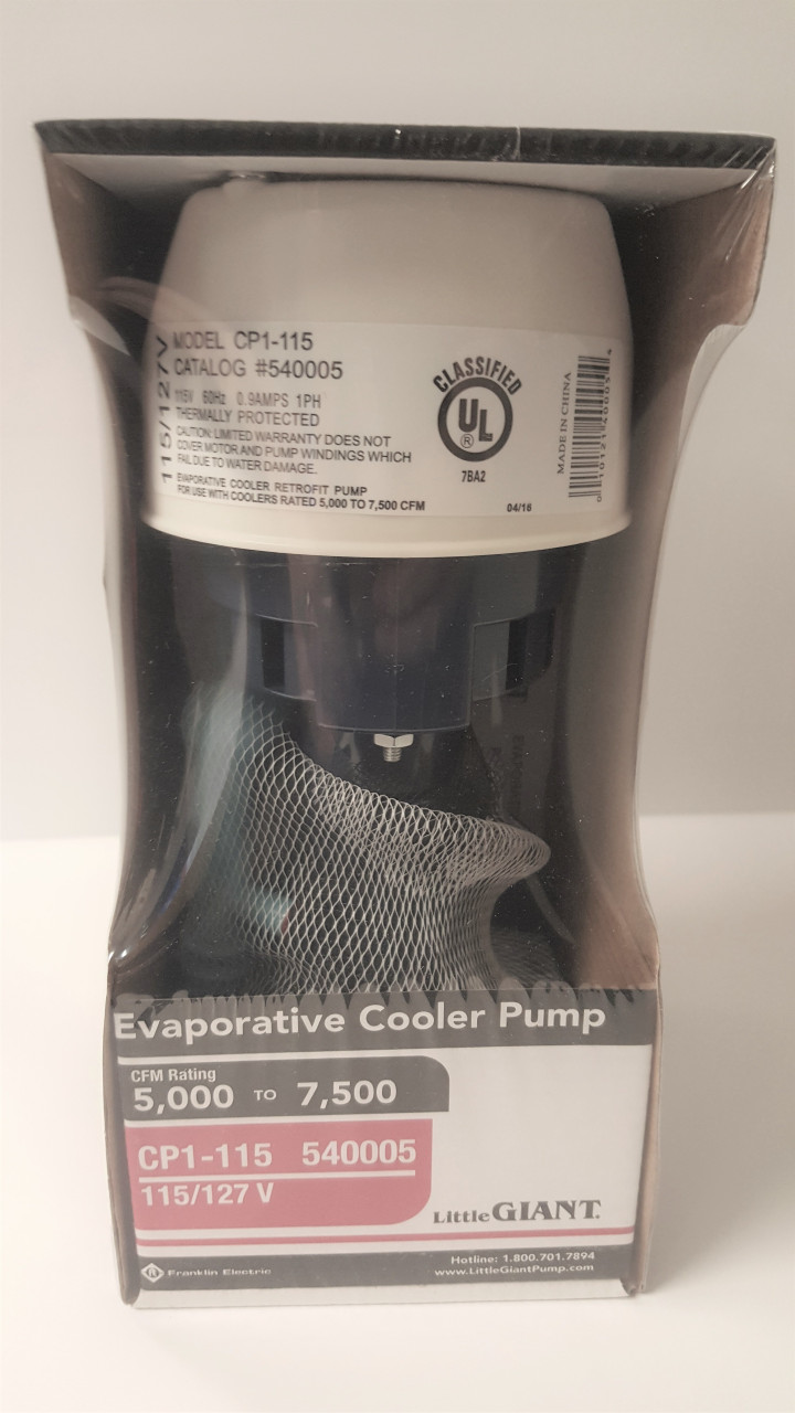 Little Giant Cp1-115 Evaporative Cooler Pump 115 Volt 540005 for sale online