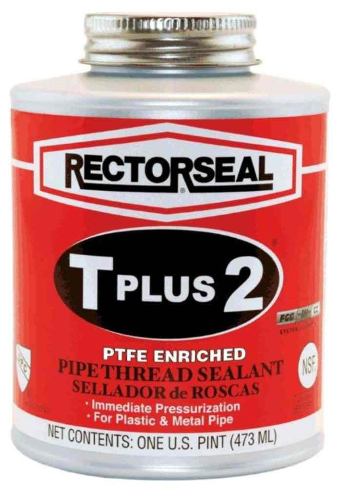 RectorSeal T Plus 2 Pipe Thread Sealant Pint Brush Top Climatedoctors