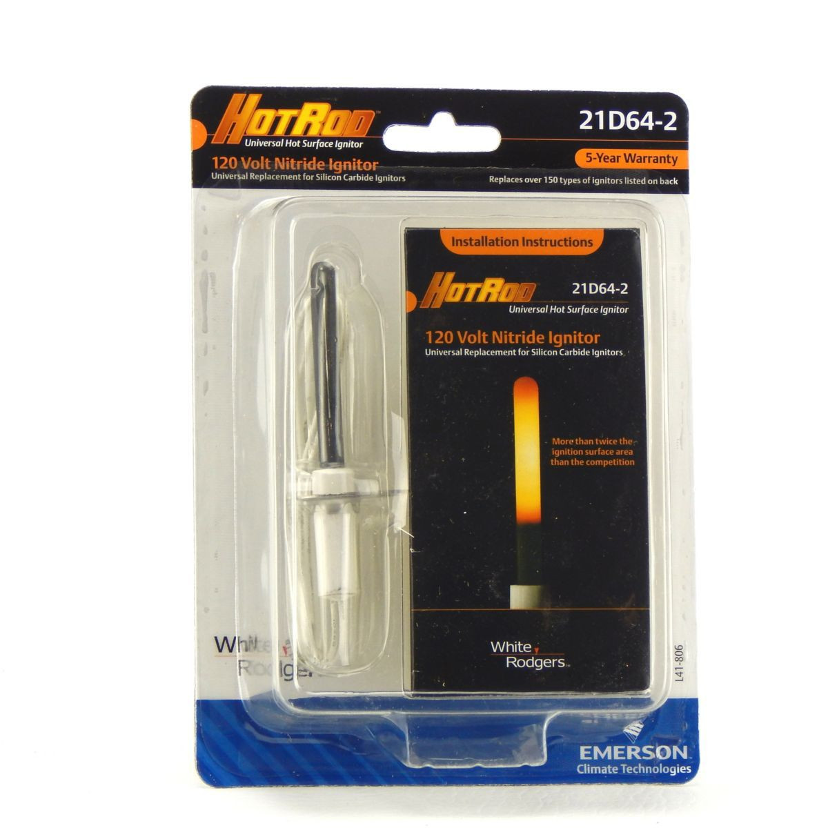 120 V Silicon Nitride White Rodgers HotRod Universal Ignitor Kit