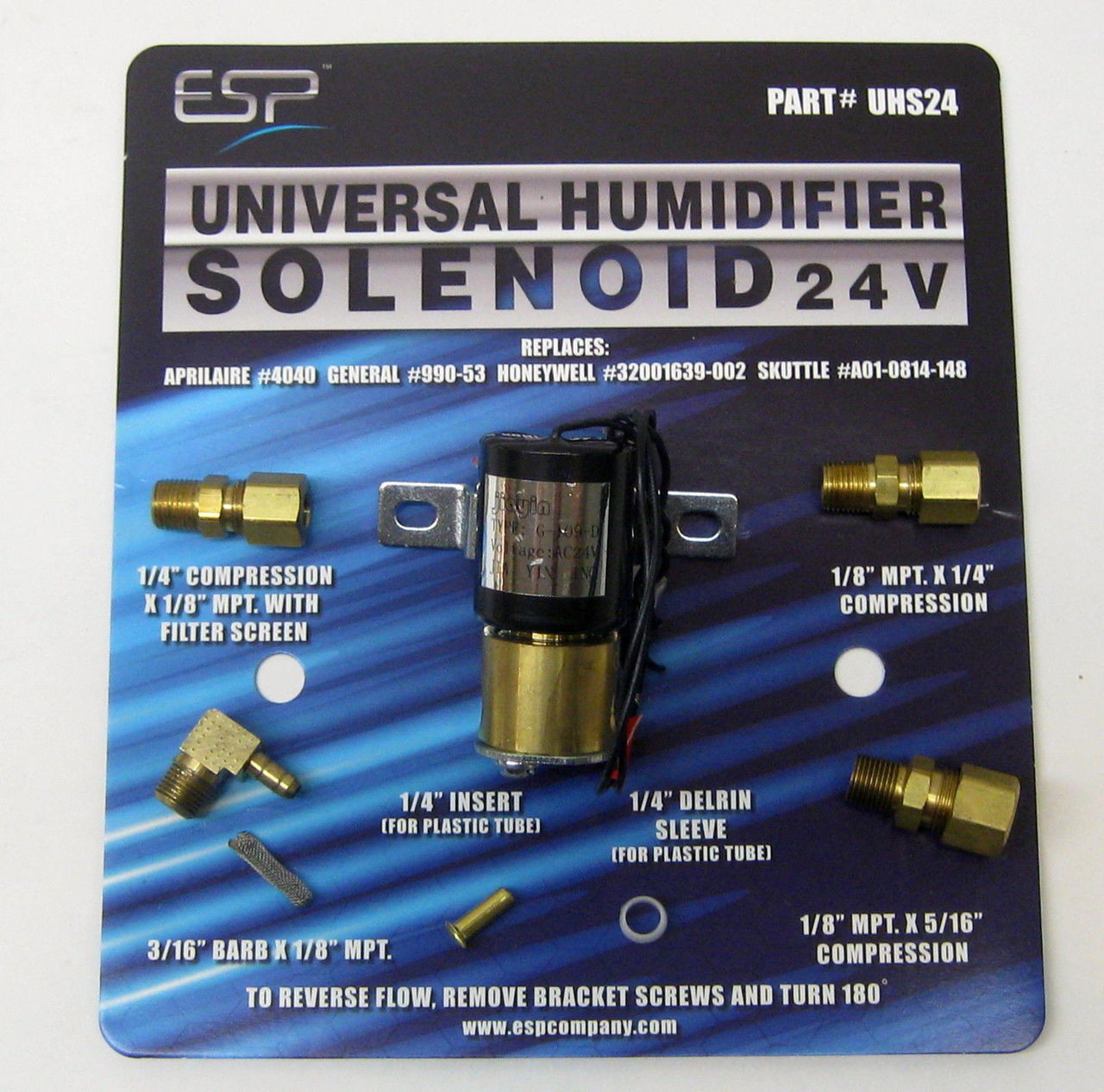 Universal Humidifier Solenoid Valve 24V Climatedoctors