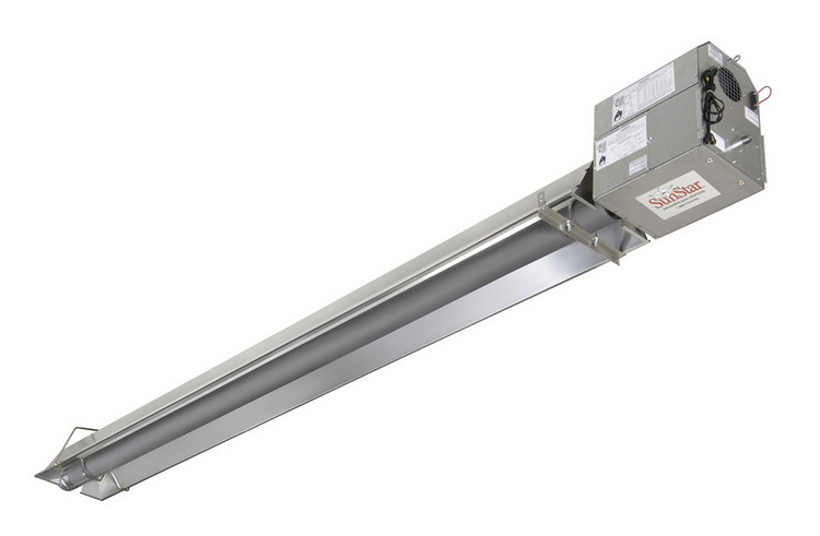 Sunstar SPS 50' 200K BTU LP Radiant Tube Heater - Climatedoctors