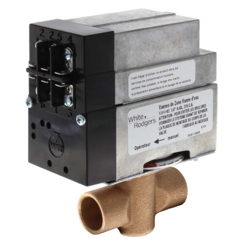 White Rodgers 1300 Series 1361102 Hydronic Zone Valve Climatedoctors
