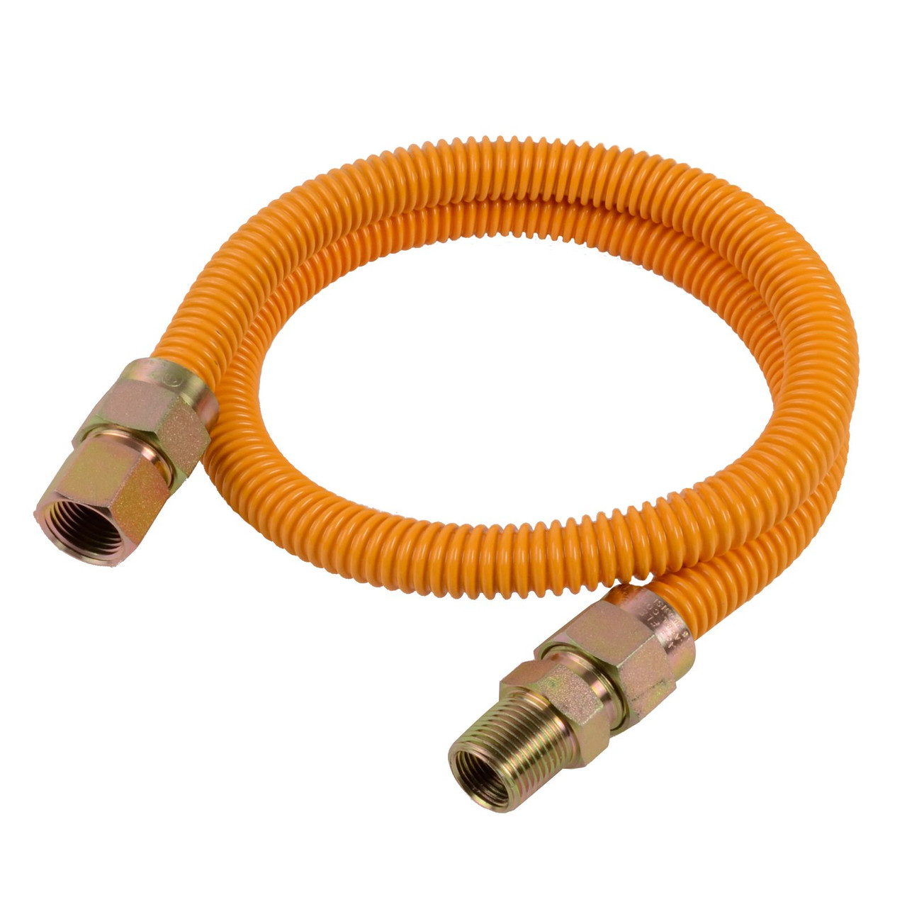 Gas Connector coated 36” X 5/8” OD x 1⁄2” ID M x F Climatedoctors