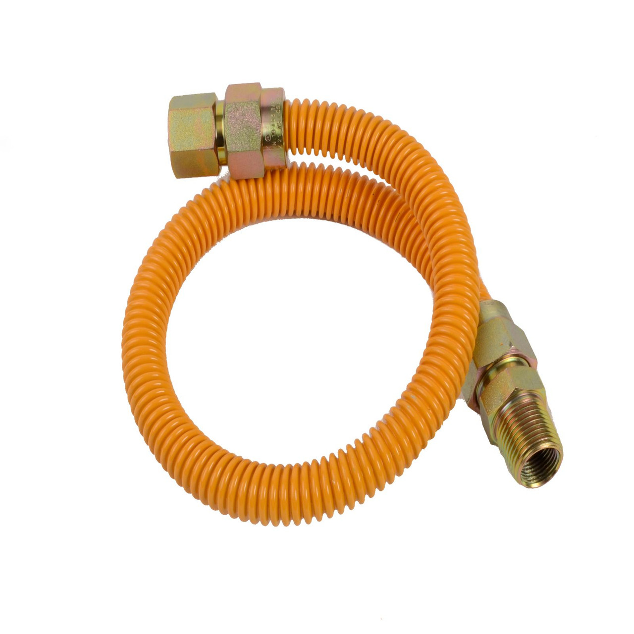 Gas Connector coated 24” X 5/8” OD x 1/2” ID M x F Climatedoctors