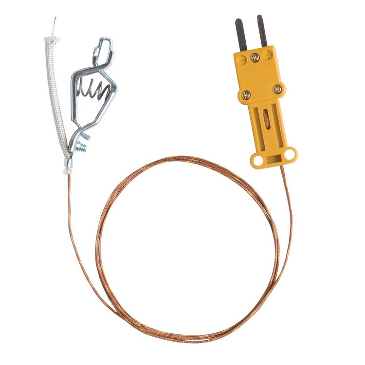 Fieldpiece Temp Probe K-Type Alligator Clip 932 ° F TL0500