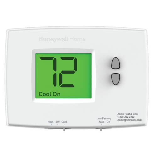 Honeywell T4 Pro Programmable/Non-Programmable Single Stage Thermostat (1  Heat/1 Cool)