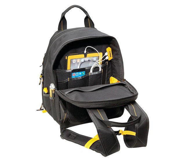 Dewalt charging backpack sale