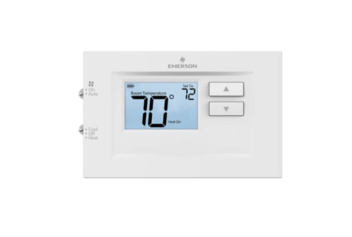 White-Rodgers 1F83C-11NP Digital Thermostat – 1H/1C, Blue Screen, Simple Programmable