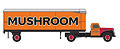 Mushroom Freight - 1941/46 Chevrolet Truck And AeroVan Trailer 1:87 HO Scale