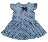 Ganz Baby Blues-Polka Dot Dress Cotton (6-12 Months) ER59372
