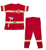 Ganz Baby Wee Pro Pajamas Fireman Cotton (12-18 Months) BG3655
