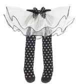 Ganz Baby TuTu Black And White Polka Dot (0-12 Months) ER49392
