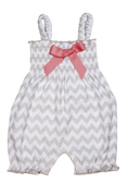 Ganz Baby Chevron Romper Cotton (0-6 Months) ER37113