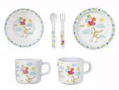 Ganz Baby Bunny Plate Set 5 Pieces HE10049