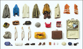 Preiser Clothing, Vest, Bags And Suit Cases G Scale 45223