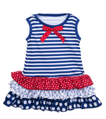 Ganz Baby Nautical Ruffle Dress ( 9-12 Months) BG3807