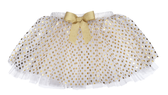 Ganz TuTu Skirt Gold Dot 0-12 Months EX25434