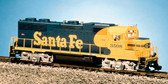 USA Trains GP38-2 G Scale Santa Fe Blue/Yellow