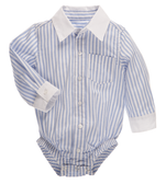 Ganz Shirt Blue And White Stripes ER58463