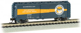 Bachmann N Scale AAR 40’ Steel Boxcar Baltimore & Ohio Timesaver #467603  17064