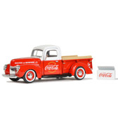 Motor City 1:24 Coca-Cola 1940 Ford Pickup with Commercial Cooler Accessory 424040