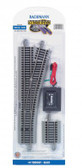 Bachmann #4 Turnout Right with Nickle Silver Rails and Gray Bed HO Scale 44558