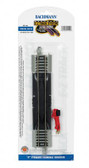 Bachmann 9” Straight Terminal Rerailer with Wire with Nickle Sliver Rails and Gray Bed HO Scale 44510