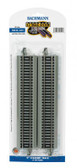 Bachmann 9” Straight Track with Nickle Sliver Rails with Gray Bed HO Scale 44511