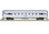 This is a model of a streamliner passenger car for the American passenger train company Amtrak. The paint scheme and lettering are prototypical for Era IV. It also has a different car number from that for 36601. The car has a factory-installed complete interior and interior lighting. It also has metal wheelsets, 2 of them ball bearing wheelsets for current pickup.
Length 76 cm / 29-15/16".

The locomotives to go with this car are available under item numbers 21580, 21581, and 21582. A typical express train from Era IV – such as the famous "Sunset Limited" – can be made with the other new Amtrak cars.