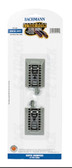 Bachmann Hayes Bumpers HO Scale with Nickle Silver Rails and Gray Roadbed (2) pcs 44591