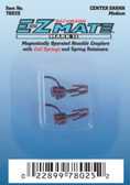 Bachmann EZ Mate Mark II Magnetic Knuckle Couplers With Metal Coil Spring (2) Pieces 78025