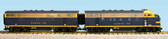 USA  SANTA FE F7 AB UNITS BLUE/YELLOW R22285