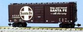 USA Trains SANTA FE 40' BC W/6' PANEL SUPERIOR DOOR TUSCAN R19200A