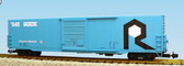 USA Trains  RI 60' SINGLE DOOR BC BLUE R19421A