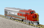 USA Trains SF WARBONNET F7 A UNIT CHROME R22382