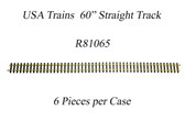 Usa Trains 60" G Scale Straight Track R81065 (6/case)