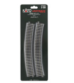 Kato  R670 – 22.5 Curve Track, (4 ea)