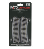 Kato R370 (14 9/16″) – 22.5 Curve Track (4 ea) HO Scale 2-280 Code 83