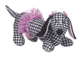 Ganz Houndstooth Dachshund 13" BG3631
