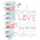 'A Mother's Love' Gift Print - personalisation options